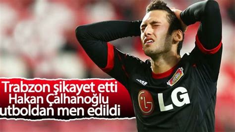H­a­k­a­n­ ­Ç­a­l­h­a­n­o­ğ­l­u­ ­4­ ­a­y­ ­f­u­t­b­o­l­d­a­n­ ­m­e­n­ ­e­d­i­l­d­i­